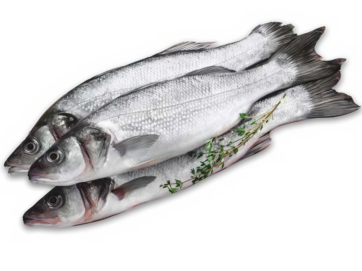 Fresh Raw Sea Bass