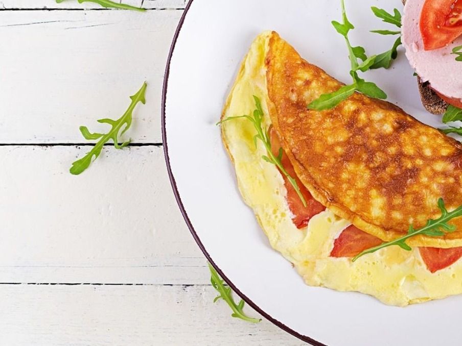 Pastrami Omelette Plate