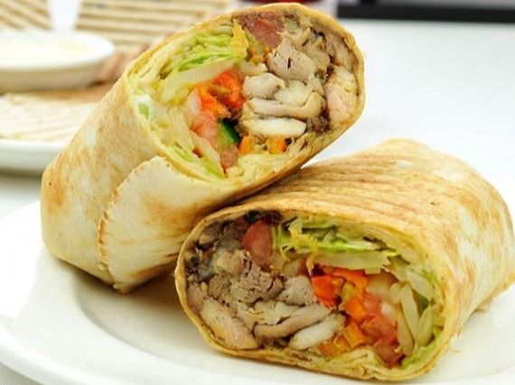 Syrian Cheddar Chicken Shawarma Sandwich