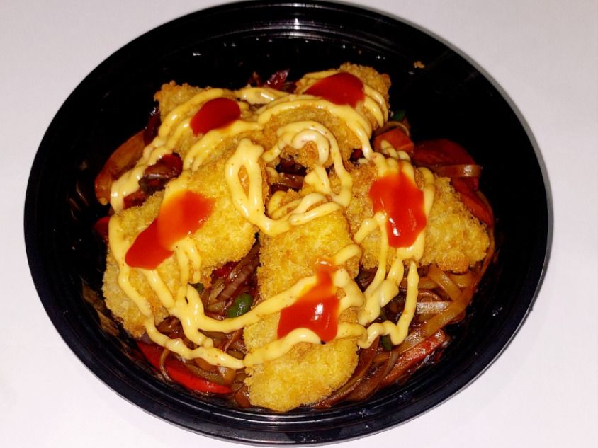 Crispy Shrimp Noodles