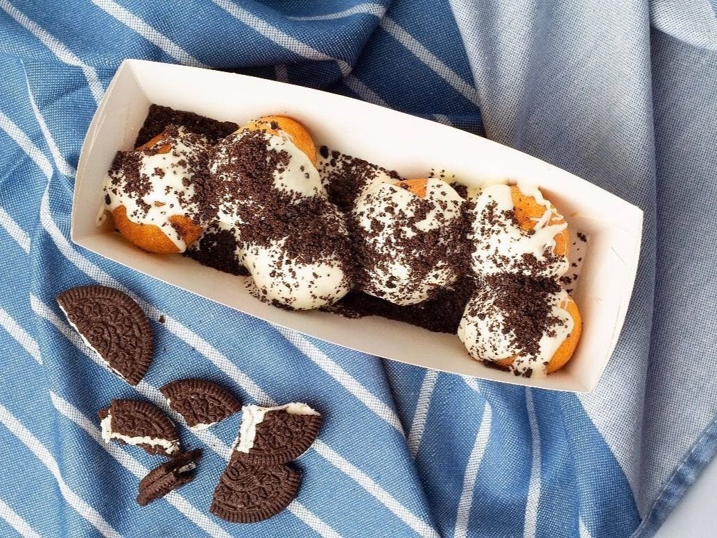 Zalabia With Nutella And Oreo Biscuit
