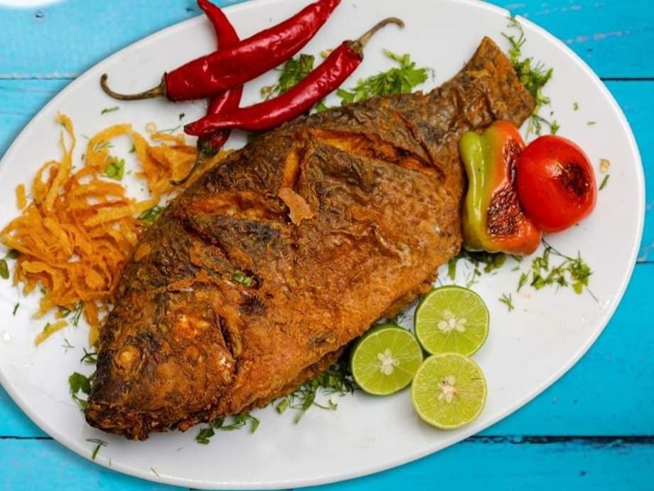 Tilapia FishMeal With Seafood Soup