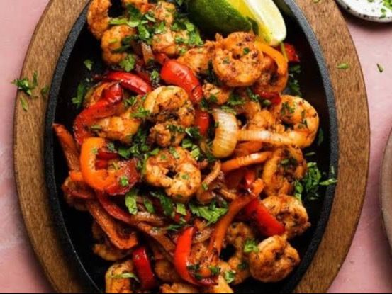S00- BBQ Shrimps on Hot Plate