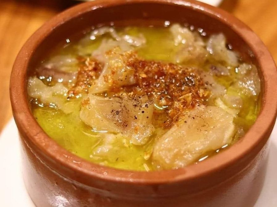 Boneless Knuckles with soup