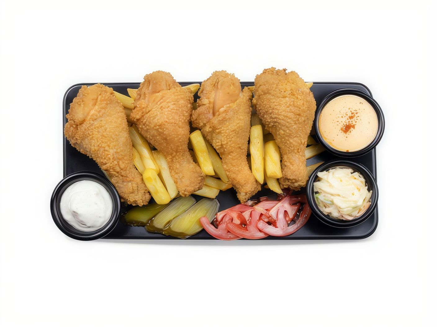 Fried Drumsticks Meal