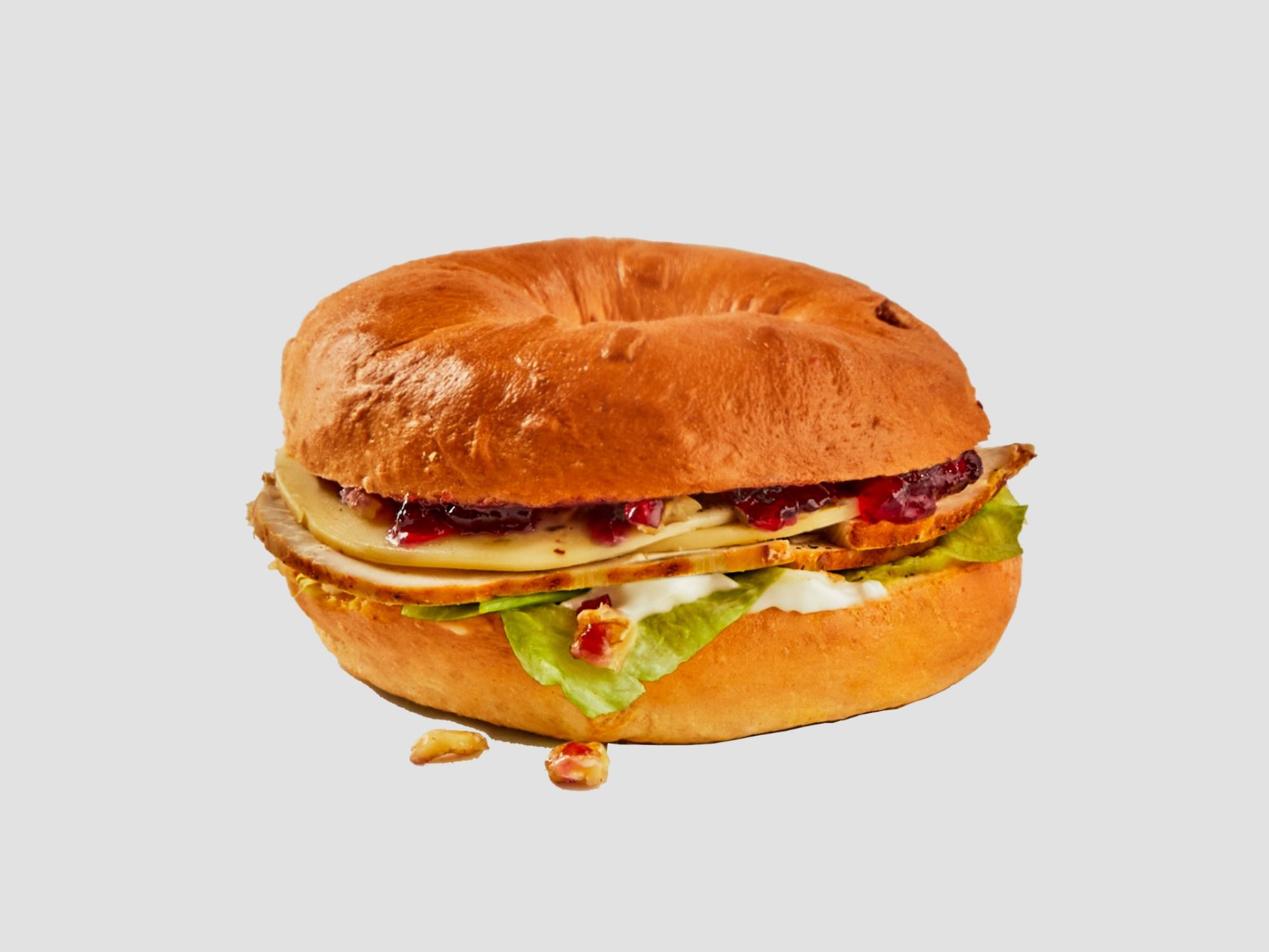 Turkey & Jam Bagel