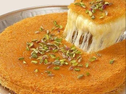 Medium Konafa on charcoal Al Basha With Cheese