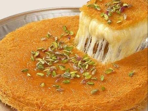 Small Konafa on charcoal With Cheese