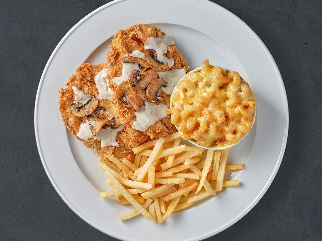 Southern Fried Chicken Breast (With Mushroom Gravy)