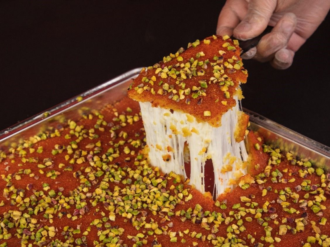 1 kg Extra Smooth Nabulsi Cheese Kunafa Plate