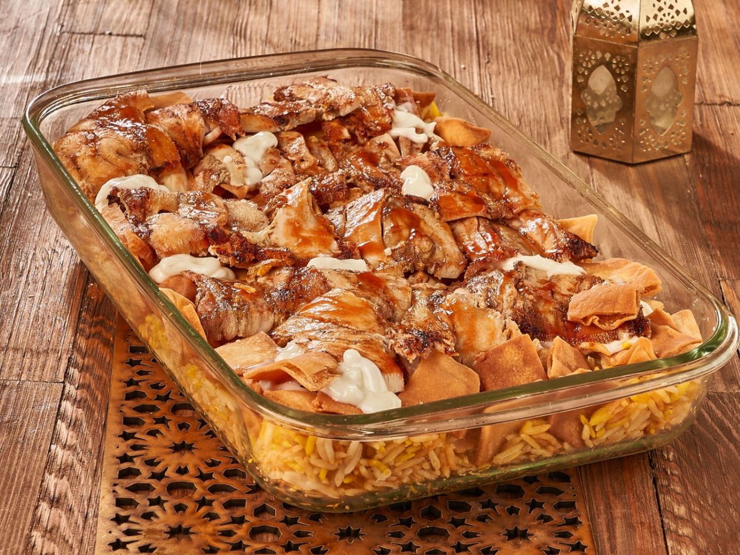 Family Chicken Shawarma Fattah