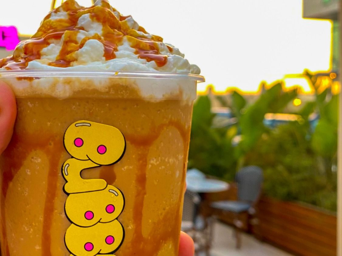 Dulce De Leche Latte With Tapioca Pearls