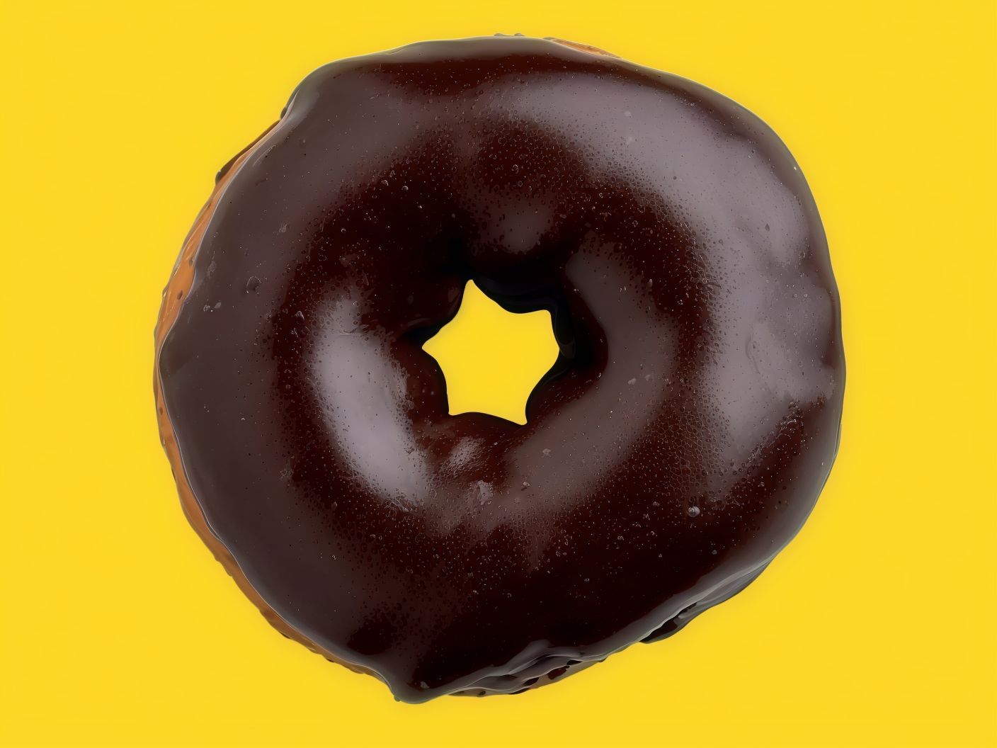 Chocolate Icing Doughnut