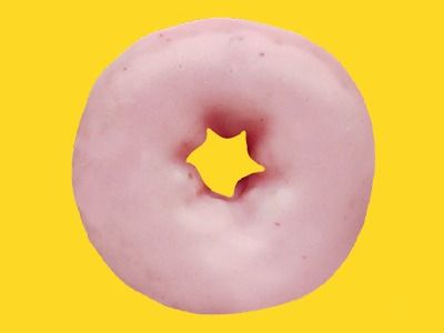 Strawberry Icing Donuts