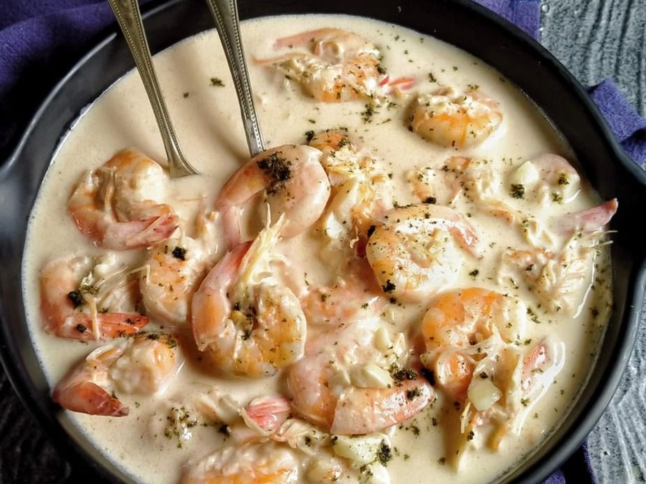 Seafood White Cheese Casserole