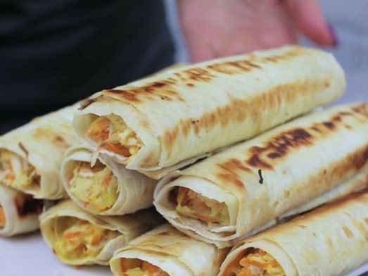 Syrian Potato Sandwich With Mozzarella