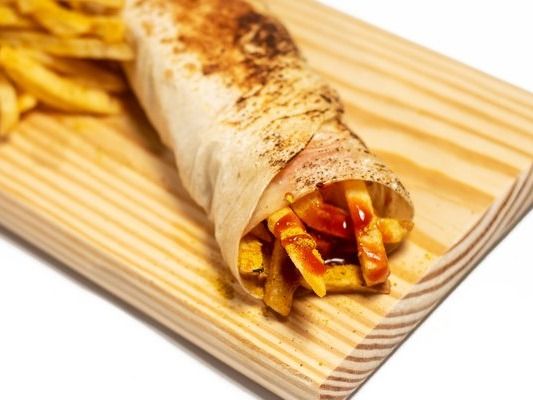 Syrian French Fries with Mozzarella Sandwich
