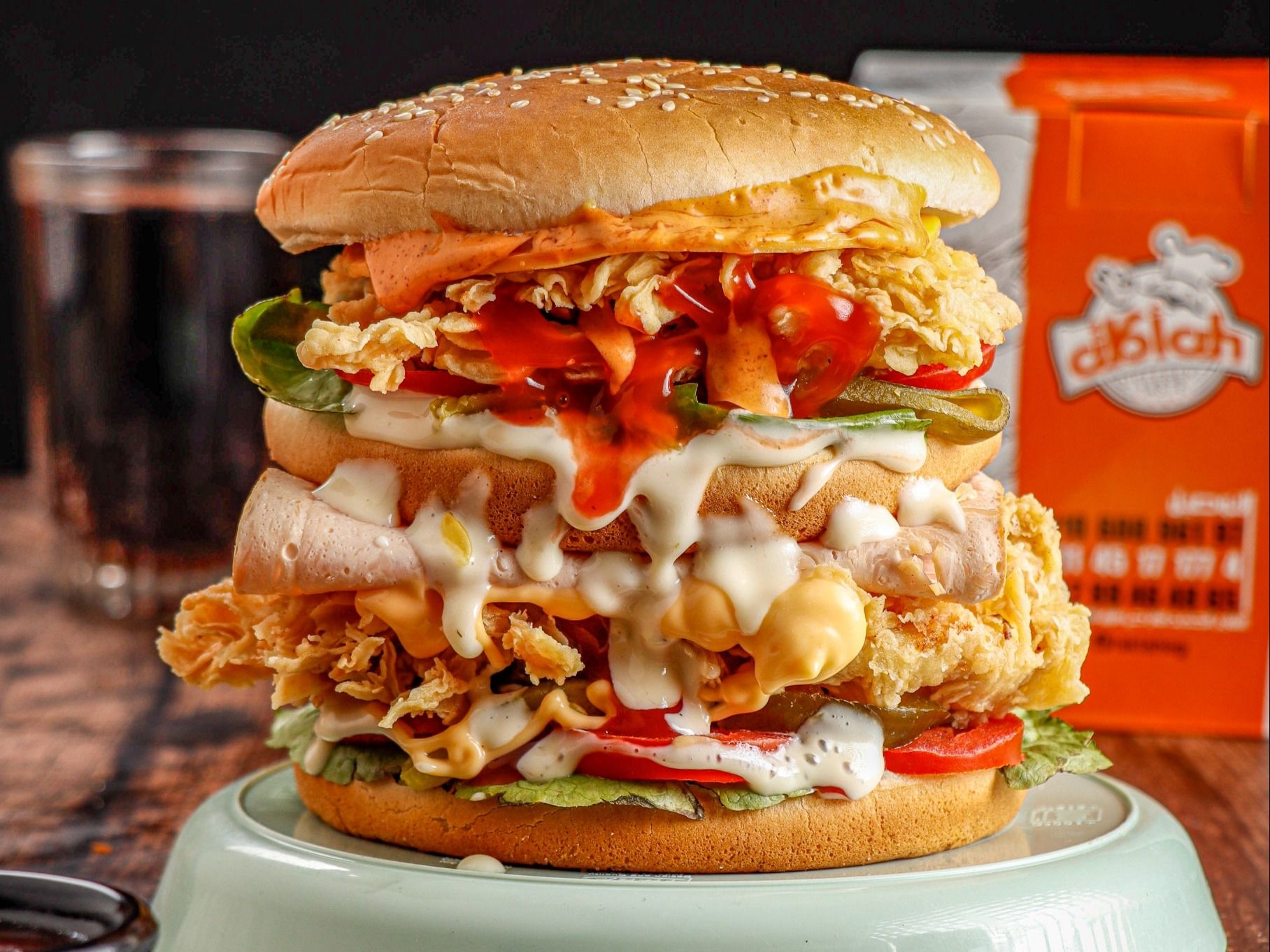 ranch chicken burger