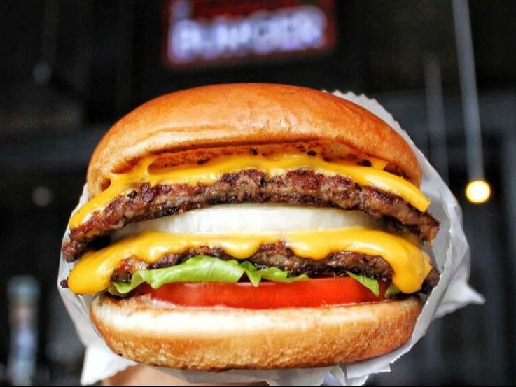 cheese steak burger