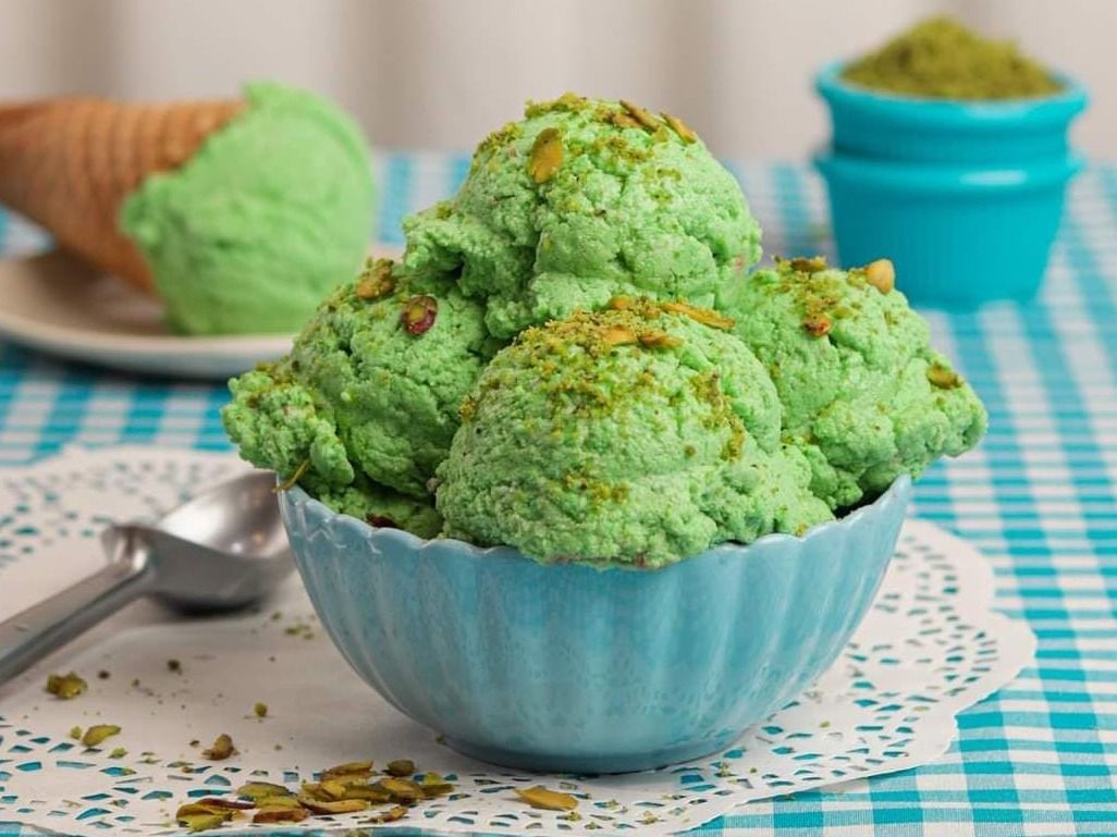 Natural Pistachio Ice Cream Liter