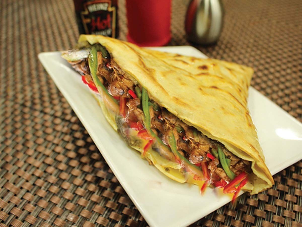 Chicken Fajita Crepe