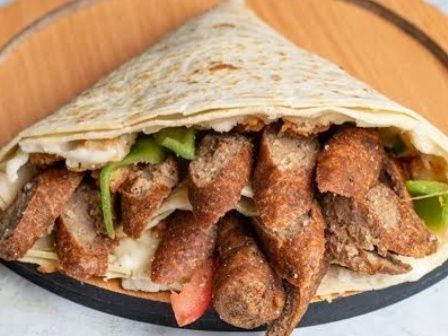 Beef kofta crepe