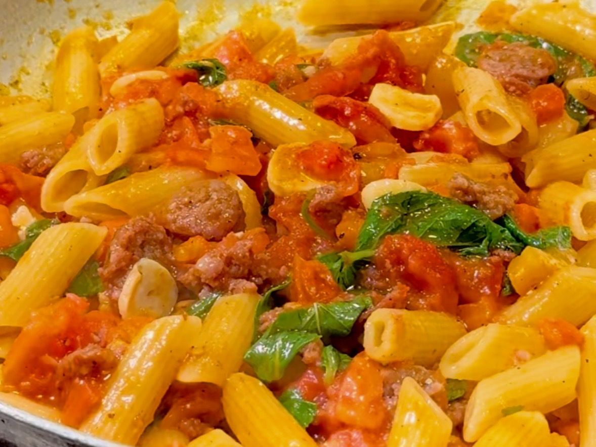 Penne With Merqaz