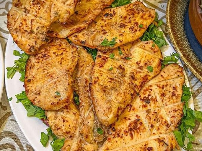 Grilled fillet breasts