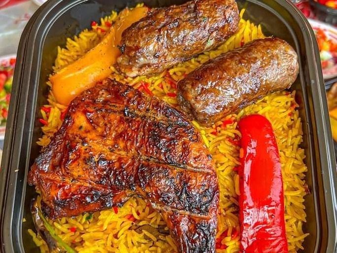 Quarter Chicken and Tarb (1/8 portion) with Rice