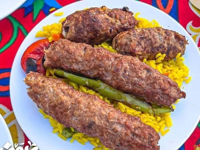 1/8 Kofta, 1/8 Tarb with Rice