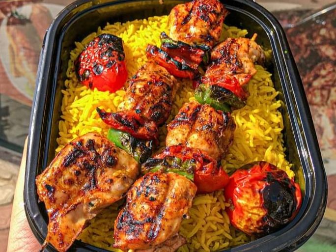 Quarter Shish Tawook with Rice