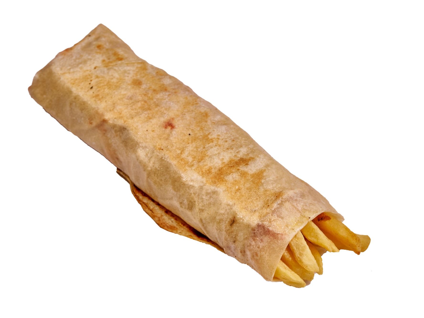 Syrian bread potato sandwich
