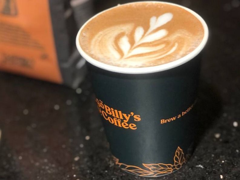 Hot Creamy White Chocolate Cafe Mocha With Fresh Espresso