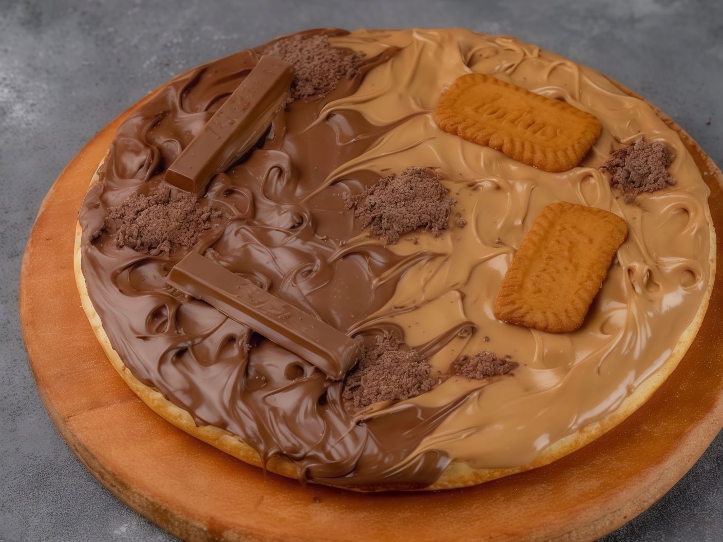 Dessert Pizza Mix Nutella Lotus Pizza Medium
