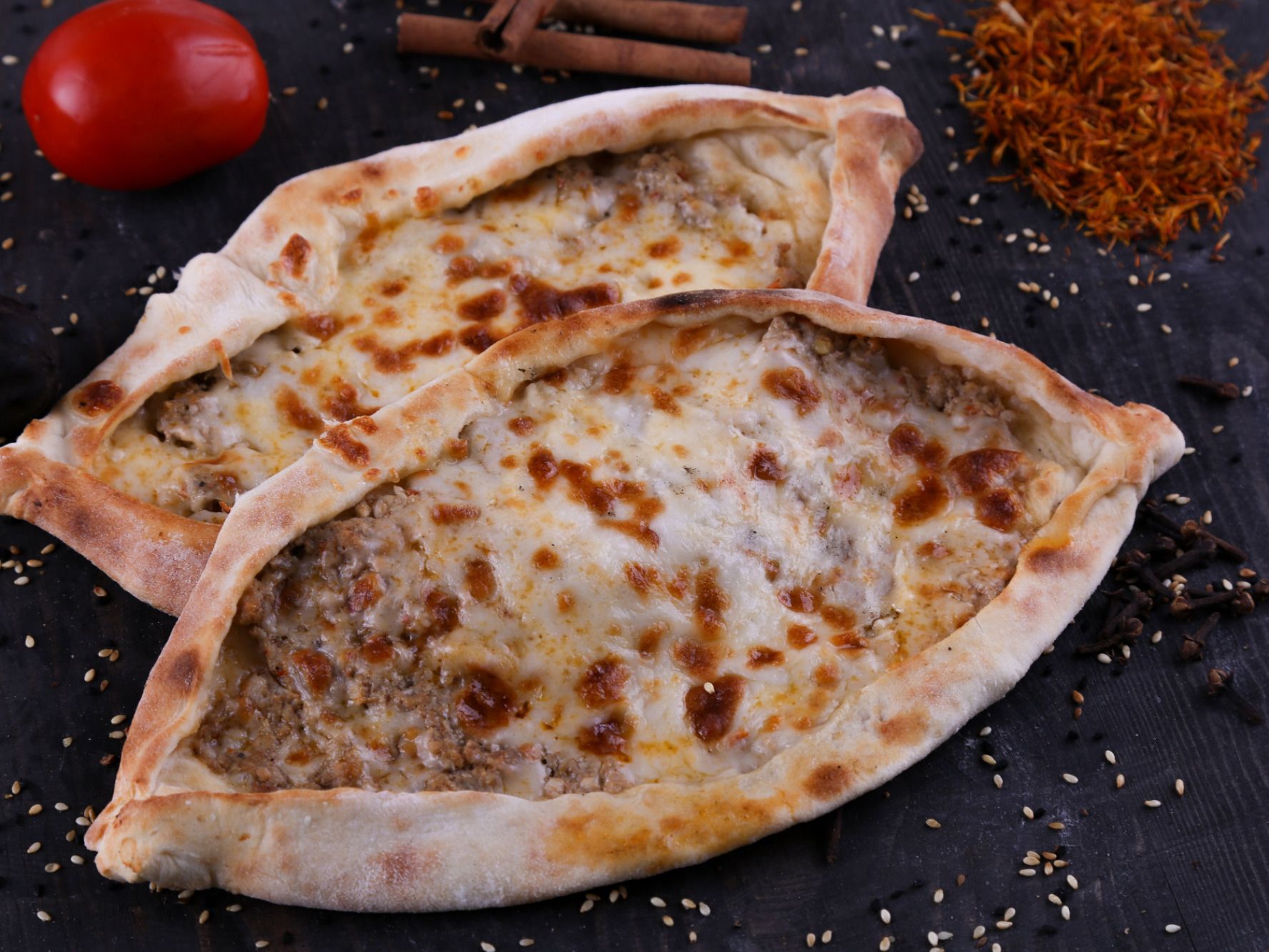 Sausage Manoushe With Mozzarella