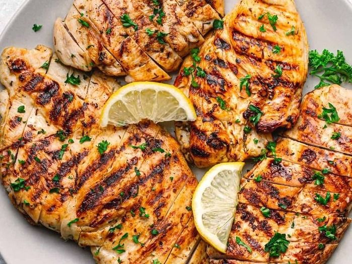 1 Kg Grilled Boneless Breast Chicken Fillet