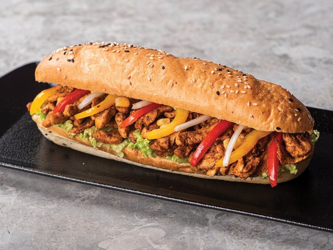 Meat Fajita Sandwich