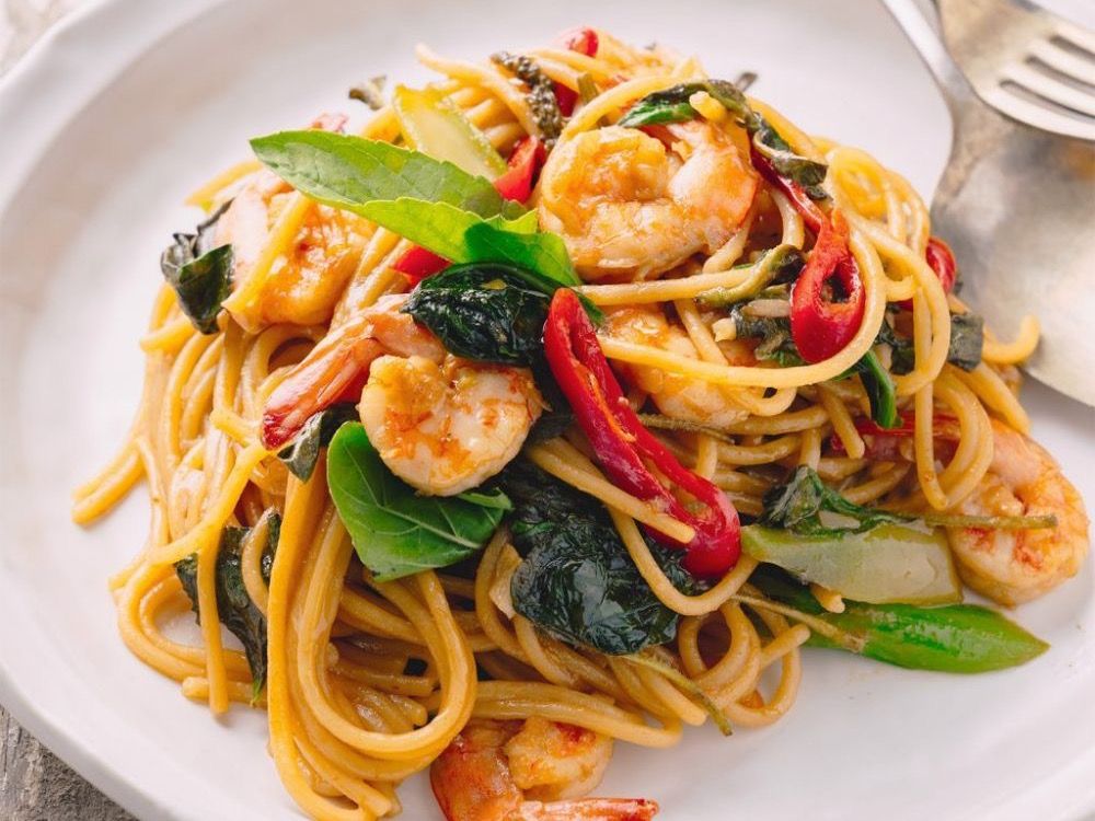 71. Spaghetti Kee Maw (Shrimp)