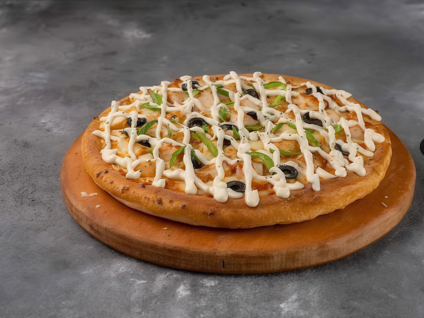 Chicken Ranch Pizza