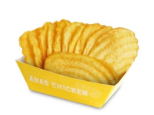 Potatoes Slices Plate