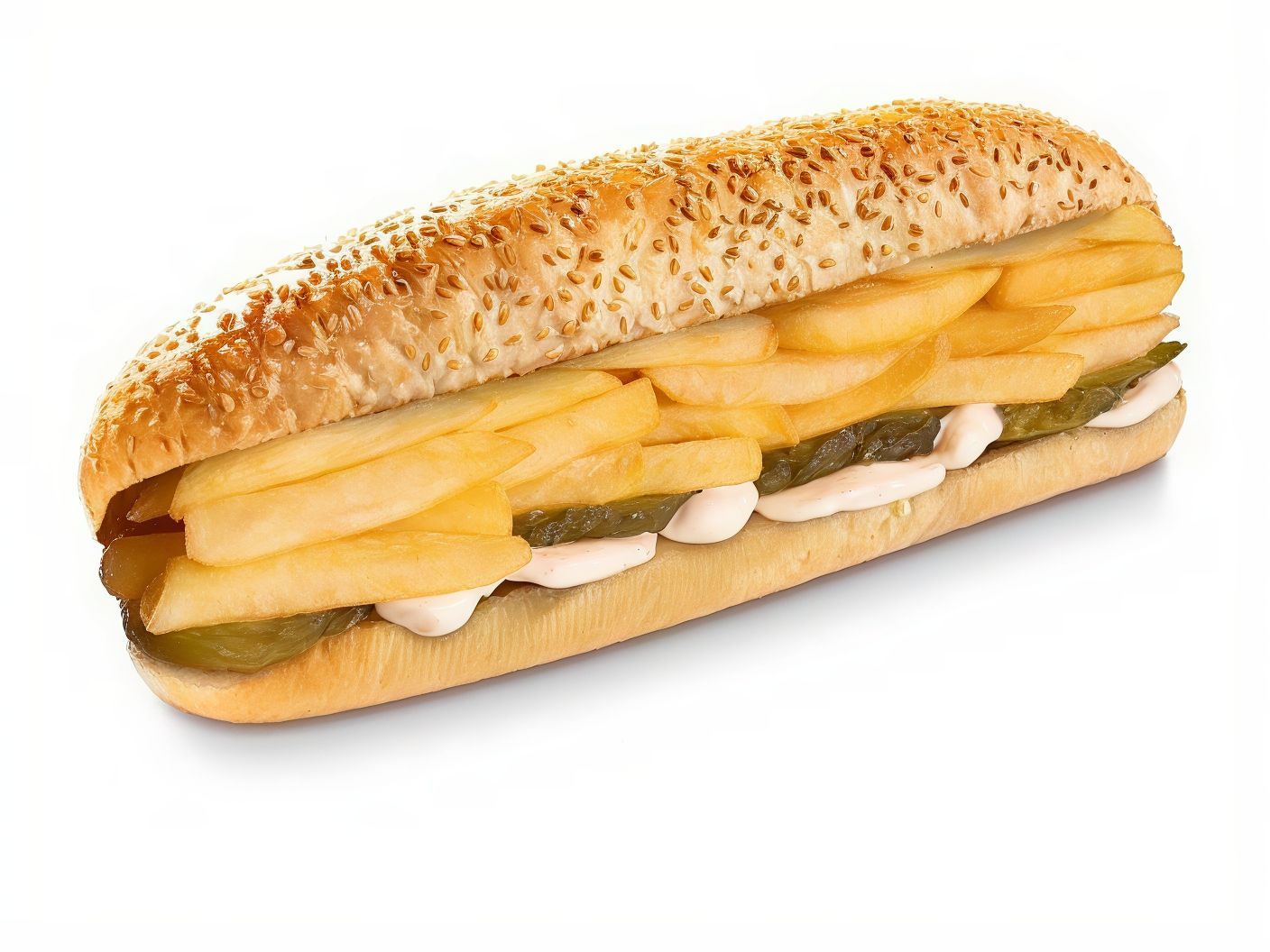 French Fries Sandwich