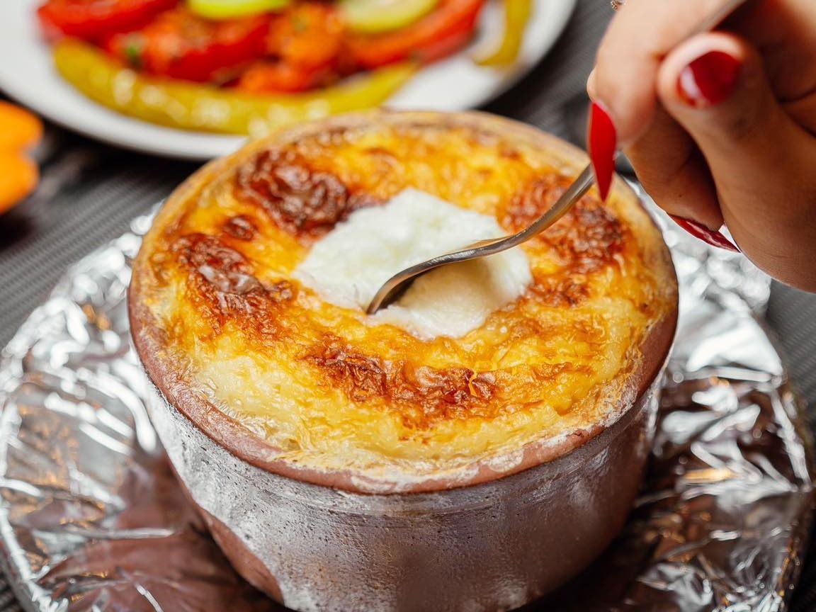 Oven Baked Rice With Veal Tajine