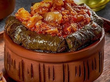 Grape Leaves With Knuckles Tajine