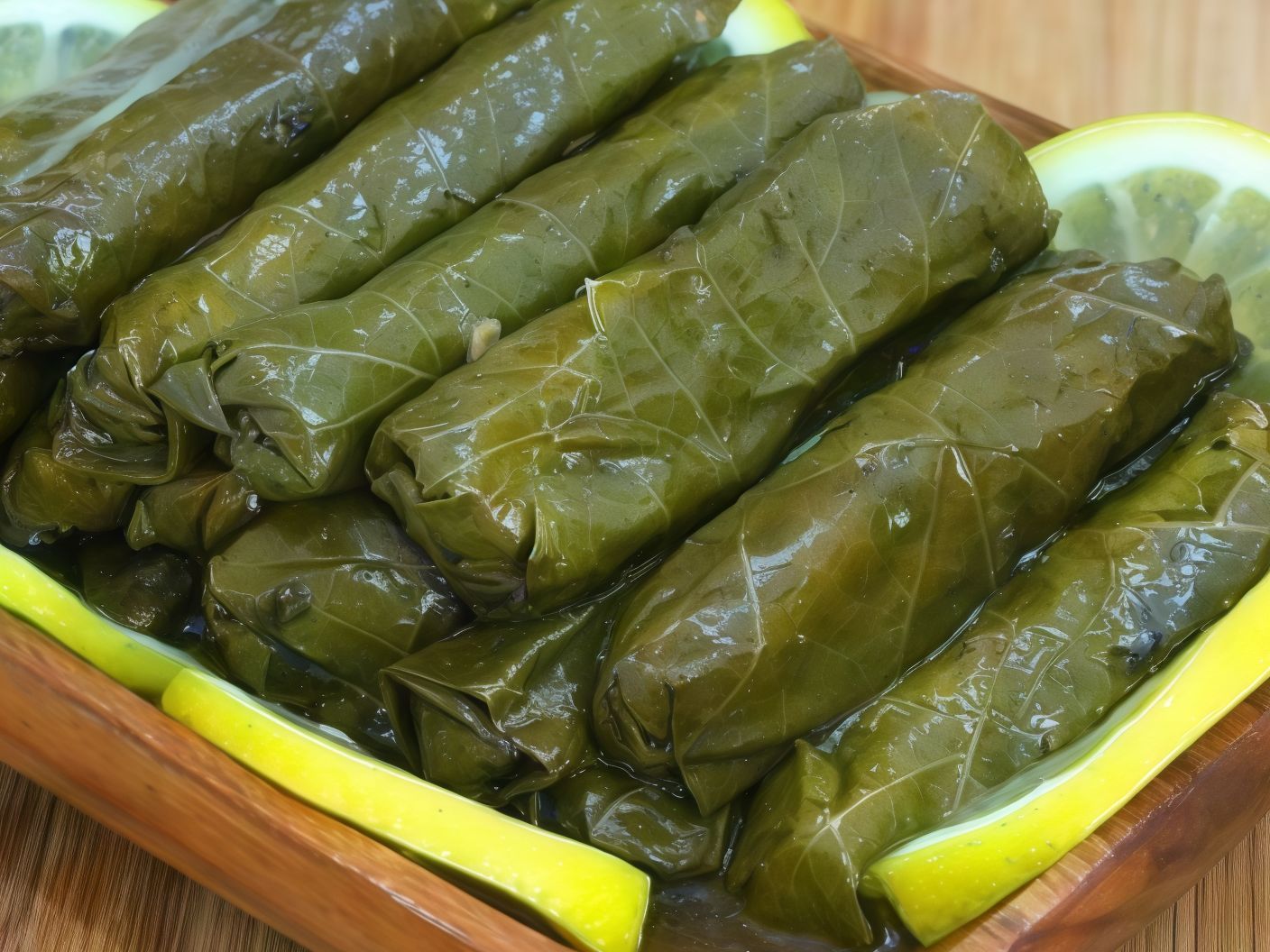 Vine Leaves Dish 15 Pieces