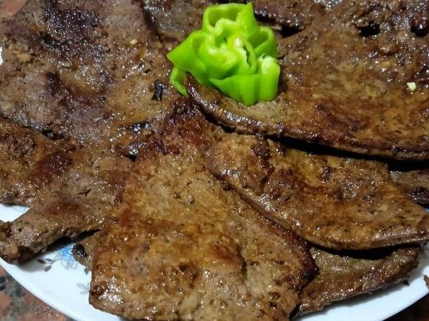 Grilled Baladi Liver Meal