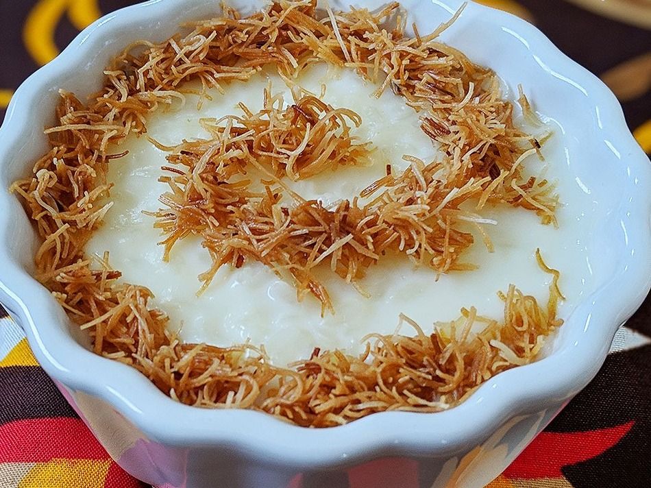 Rice Pudding Kunafa