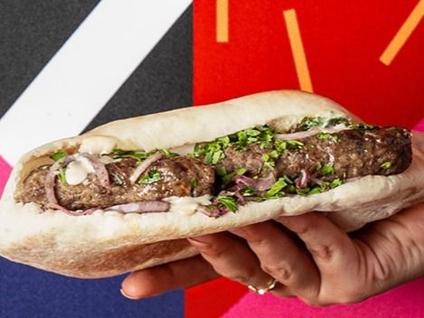 Beef kofta sandwich