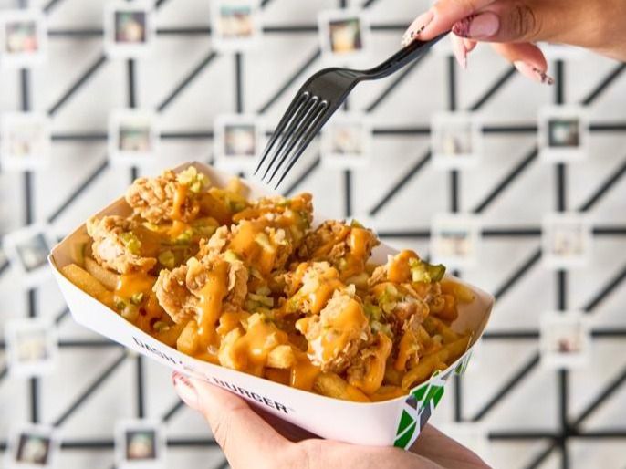 Chicken Volcano Fries
