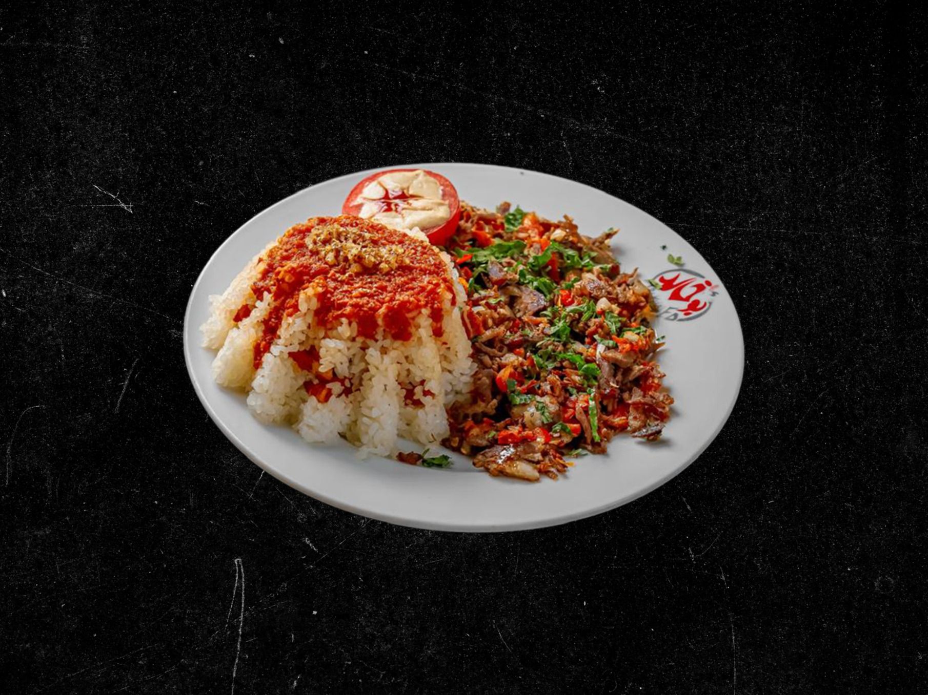Meat shawerma fatteh dish