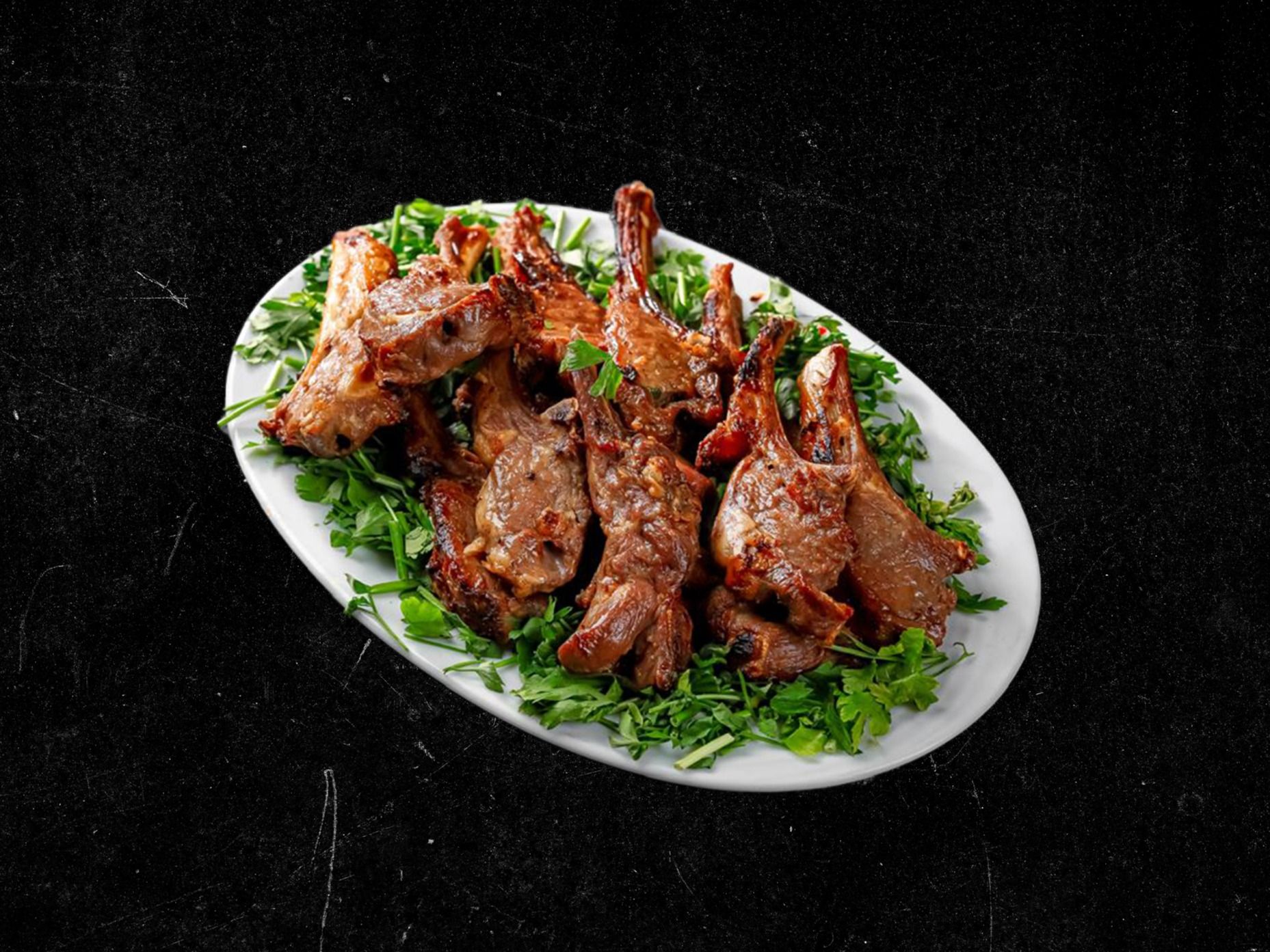 Three-quarters Of A Kilo Of Lamb Chops